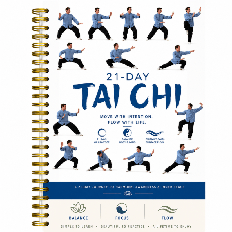 Home Gym Daily Routine - 21-Day Tai Chi Practice Guide Book