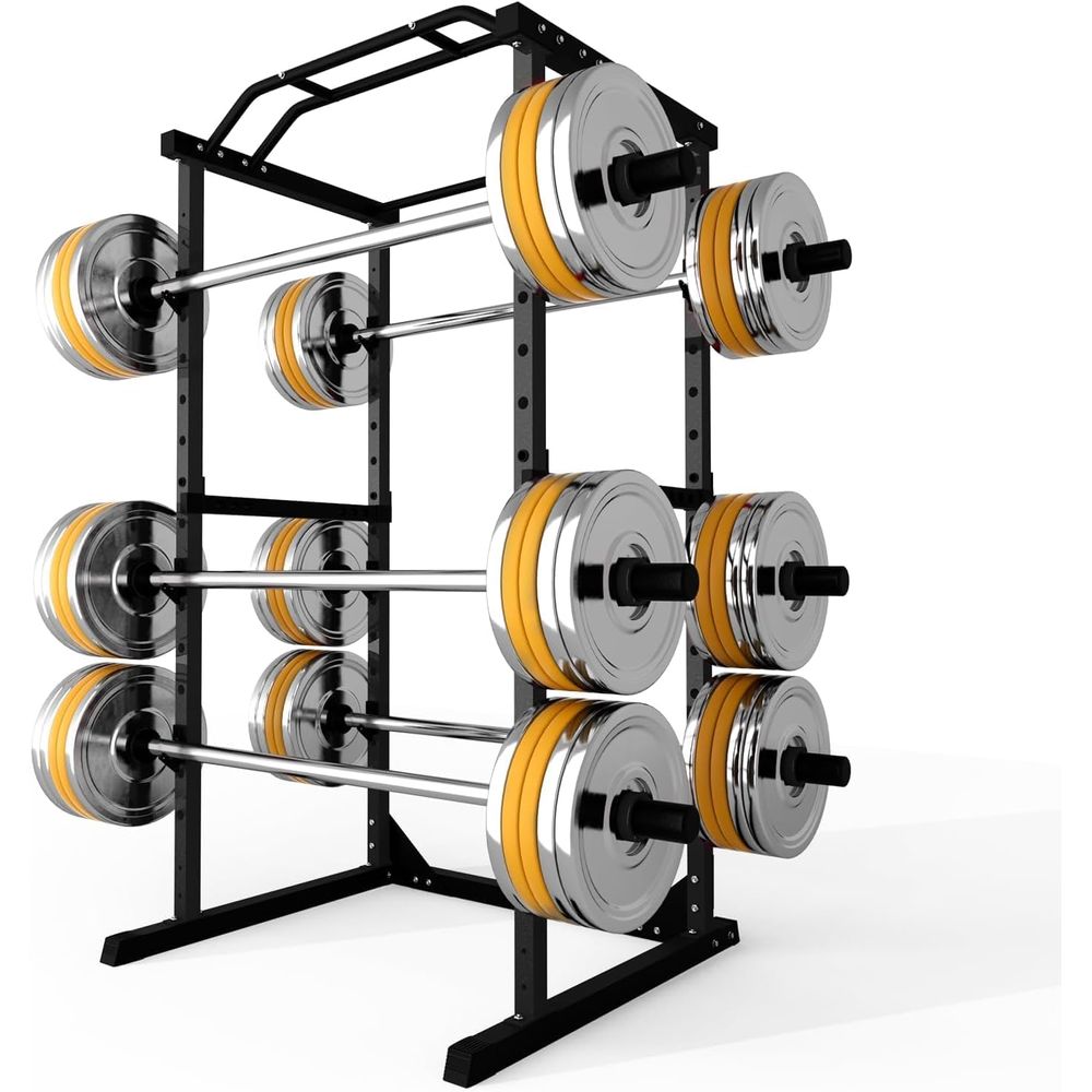 Home Gym Pull Up - 1800 LB Capacity Multi-Functional Power Rack