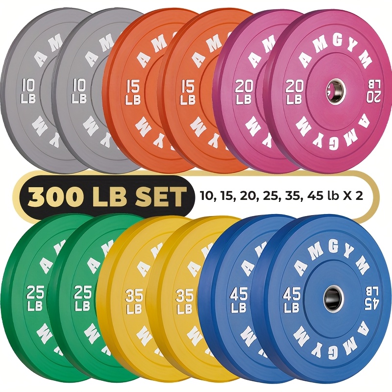 Weight Plate Bumper - AMGYM Color Bumper Plate, Weights Plates,