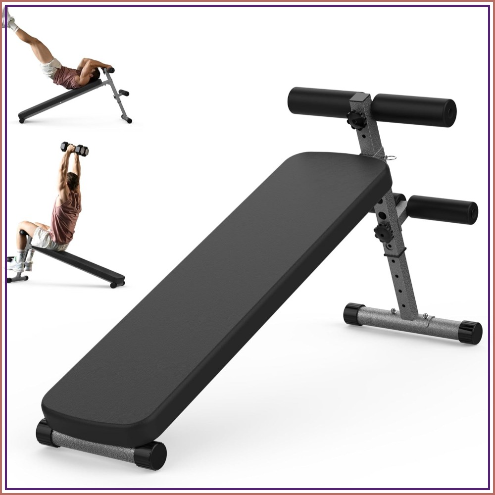 Home Gym Weight - Adjustable Sit Up Bench & Decline