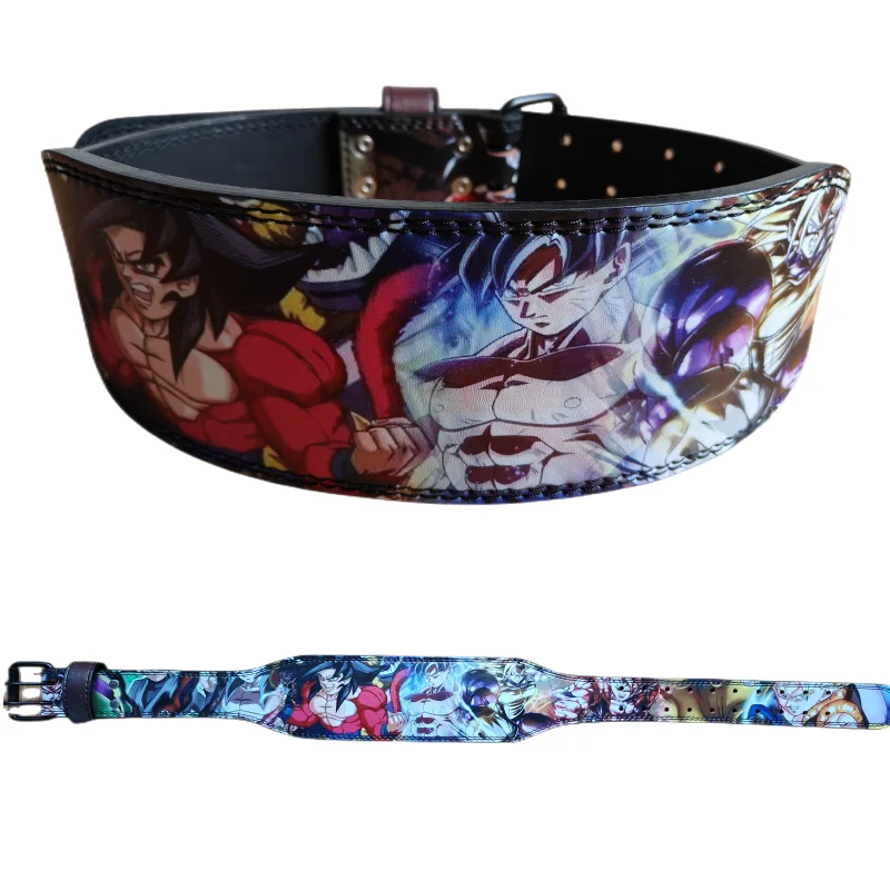 Weight Belt Lifting - Anime Weight Lifting Belt Leather Weightlifting