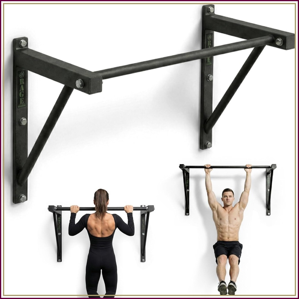 Home Gym Pull Up - Heavy-Duty Wall Mounted Pull Up Bar