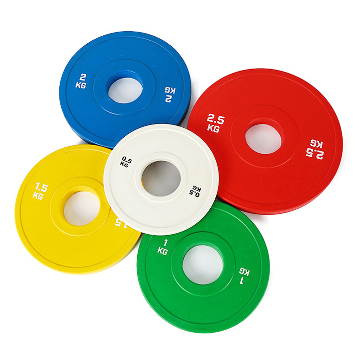 Weight Plate Bumper - Costom Professional 0.5-2.5KG Weightlifting Barbell Plates