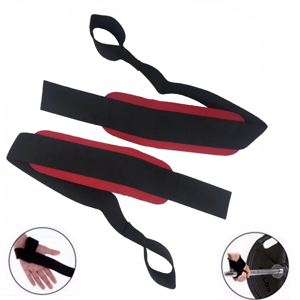 Weight Belt Lifting - 2pcs Weightlifting Wrist Straps Gym Gloves