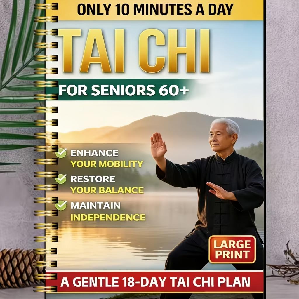 Home Gym Daily Routine - Tai Chi for Seniors 60+ Book: