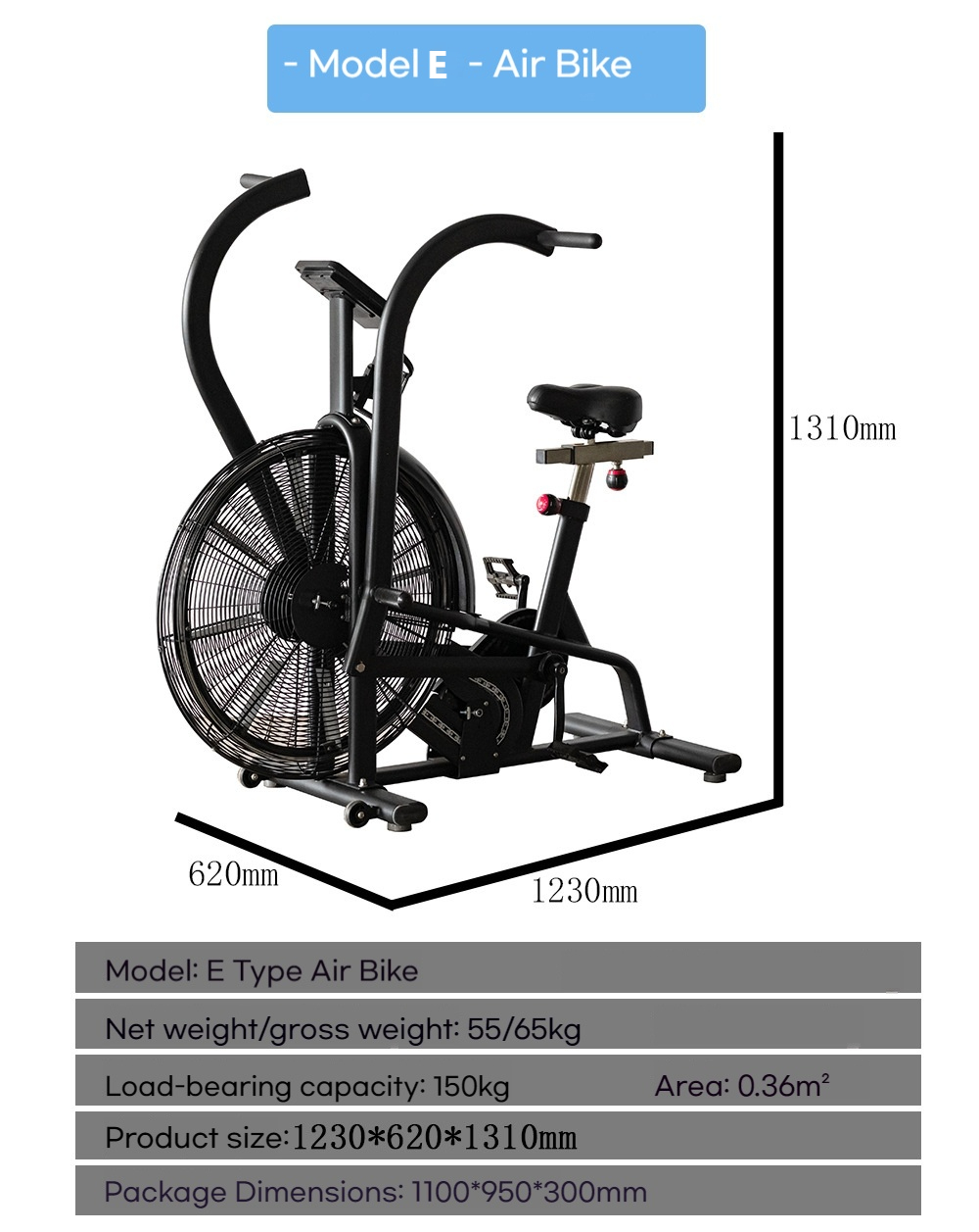 Commercial Wind Resistance Fan - Home Gym Resistance reseña y precio