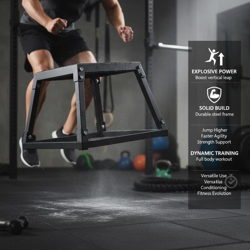Steel Jumping Platform 12 Inch - Home Gym Exercise reseña y precio
