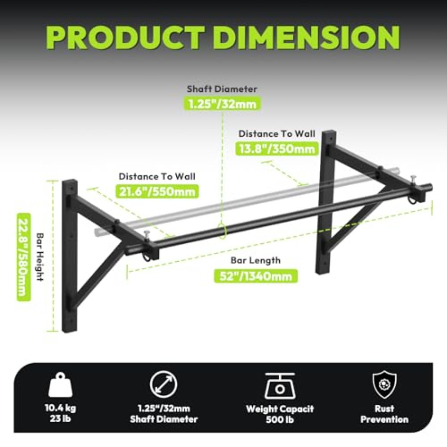 Doorway and wall-mounted pull- - Home Gym Pull Up reseña y precio