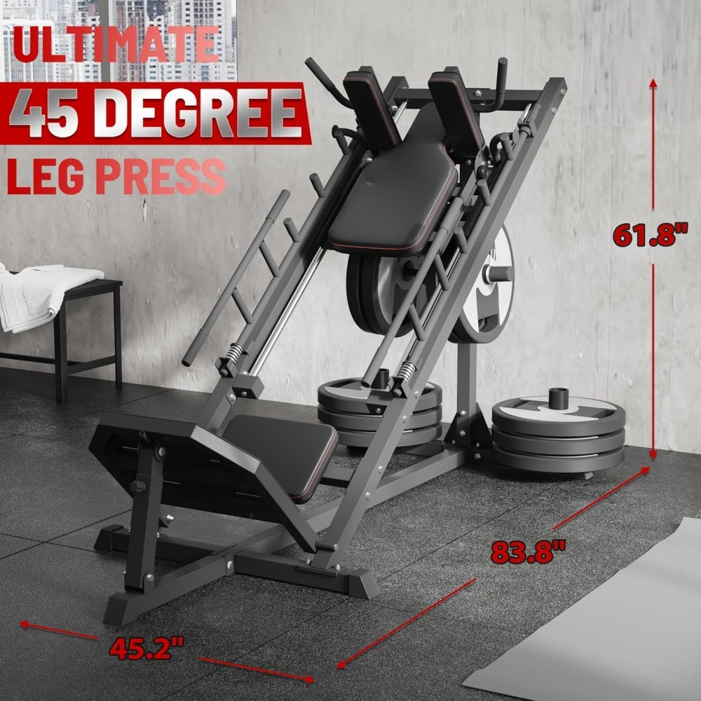 US Shipping Leg Press Hack Squ - Home Gym Hack reseña y precio