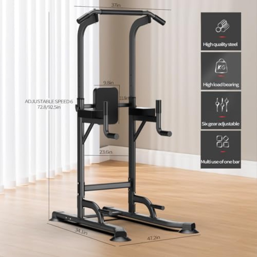 Home gym power tower: steel, b - Home Gym Pull Up reseña y precio