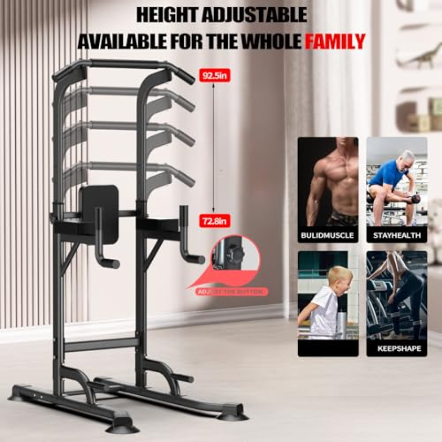 Home gym power tower: steel, b - Home Gym Pull Up reseña y precio