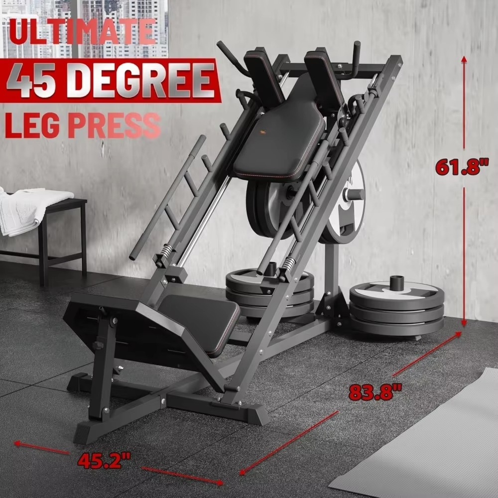Heavy Duty 45 Degree Leg Press - Home Gym Hack reseña y precio