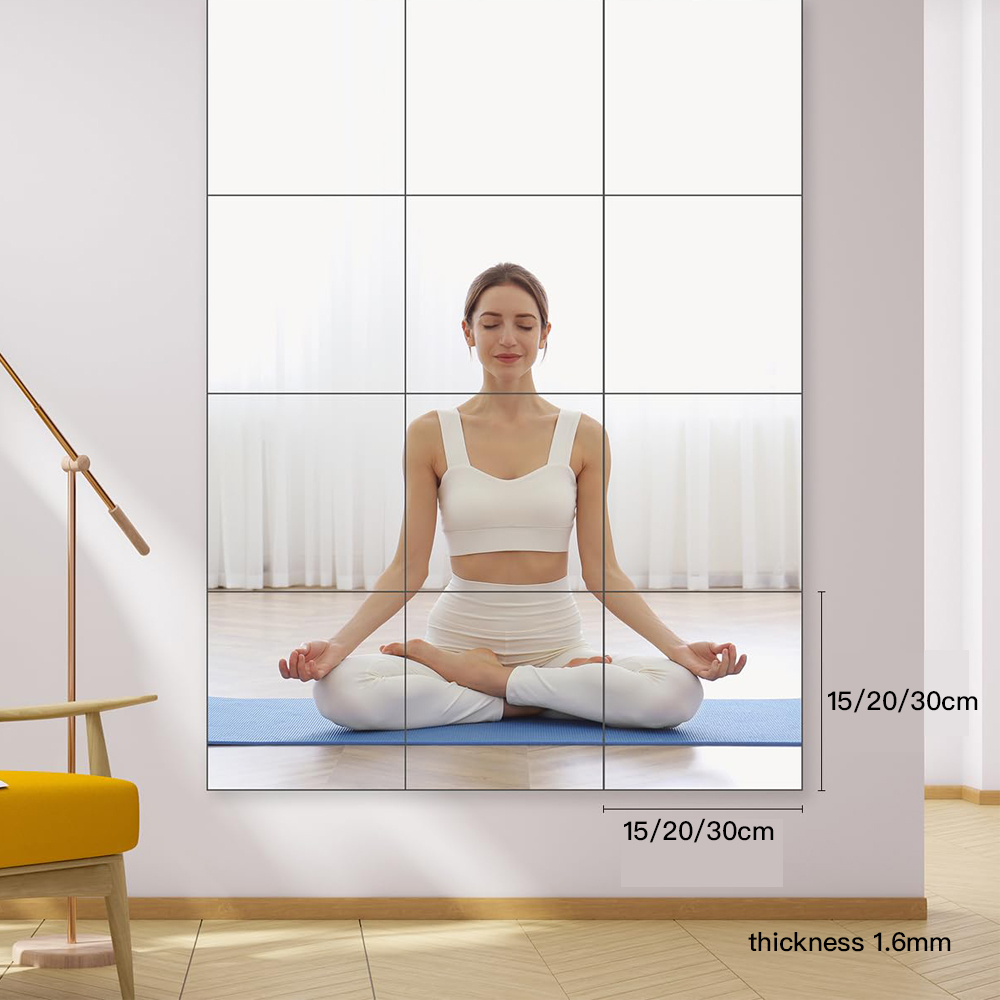 Acrylic Mirror Tiles for Wall  - Home Gym For Toddlers reseña y precio
