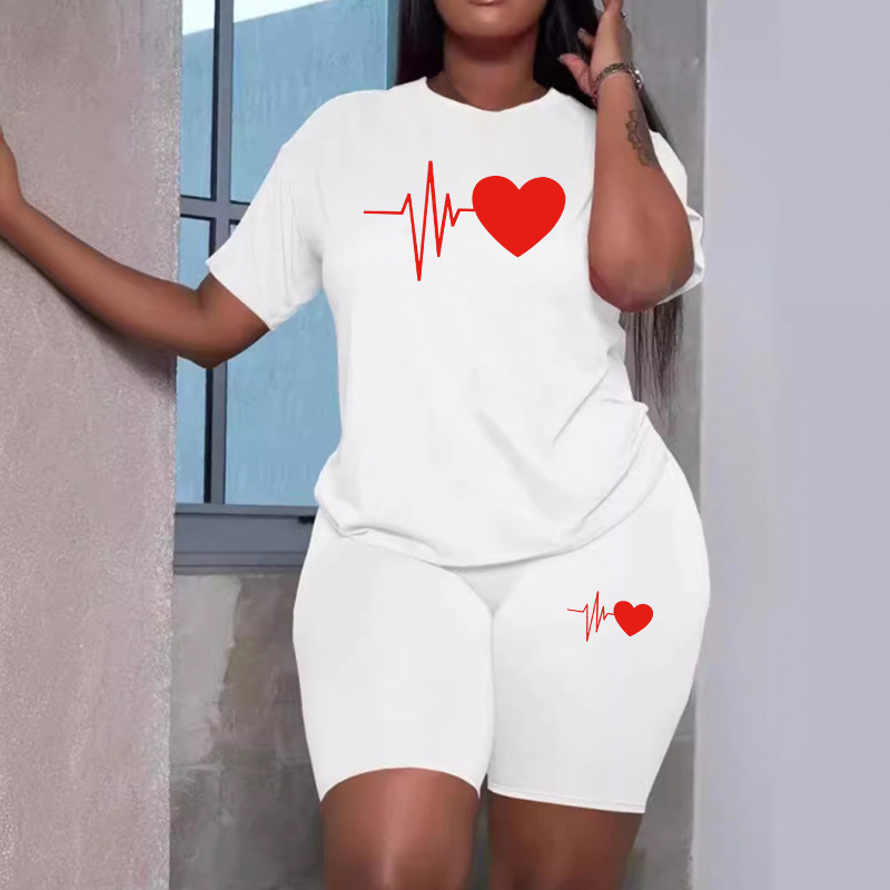 2025 Popular Women's Heartbeat - Home Gym Outfit reseña y precio