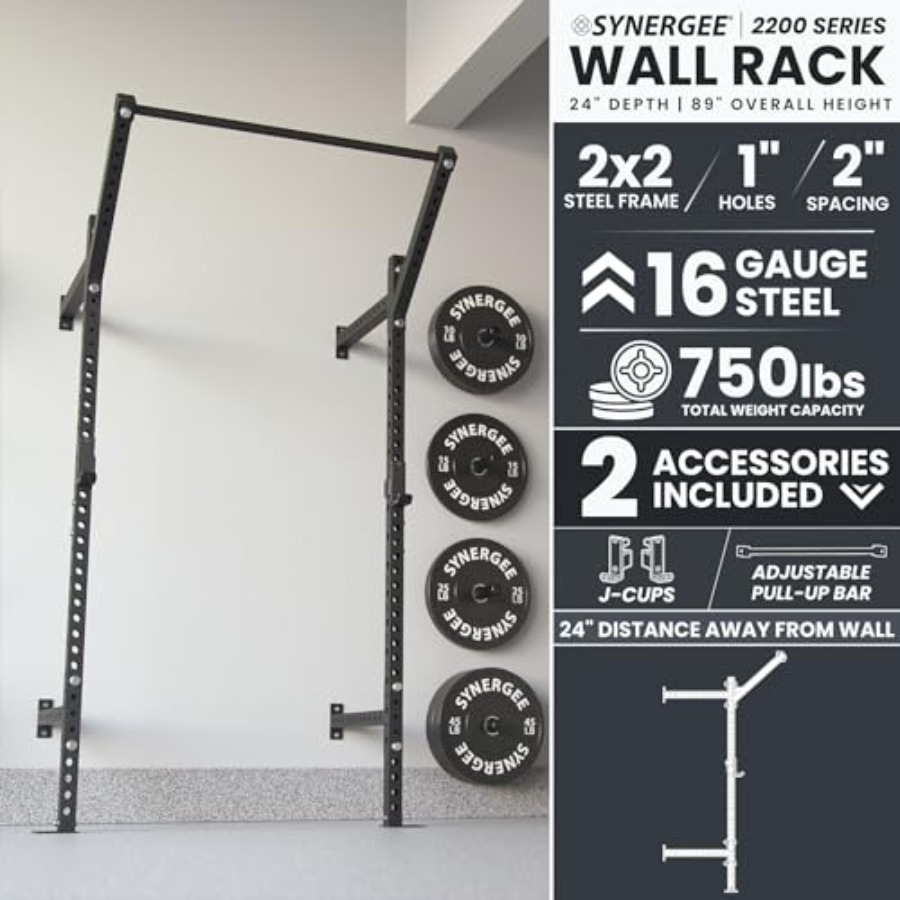 Wall Mounted Squat Rack for ho - Home Gym Pull Up reseña y precio