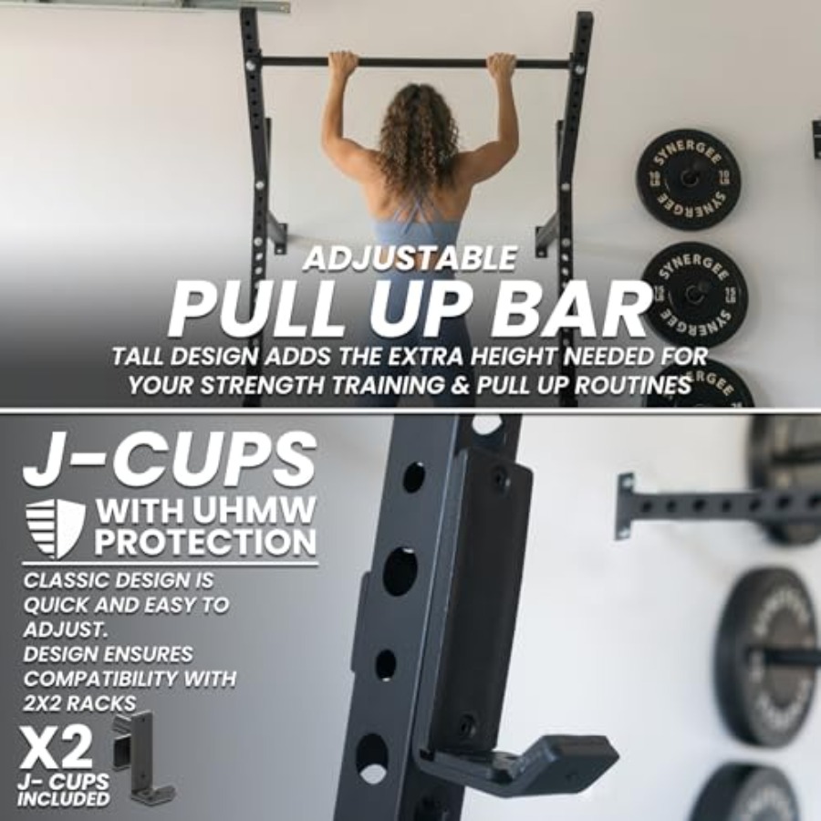 Wall Mounted Squat Rack for ho - Home Gym Pull Up reseña y precio