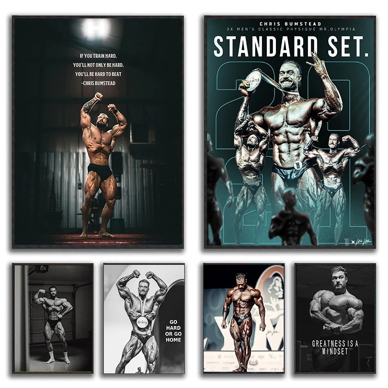 Chris Bumstead Bodybuilder Fit - Home Gym Quotes reseña y precio