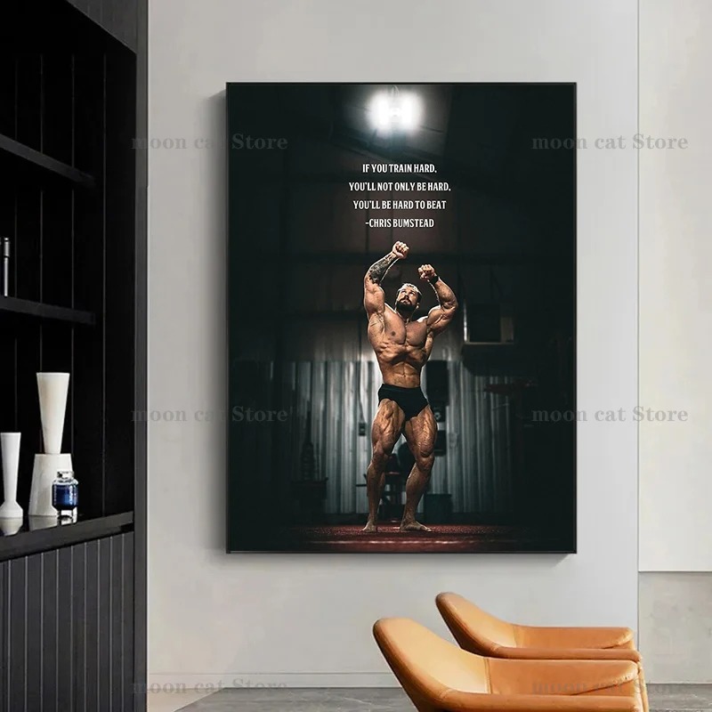Chris Bumstead Bodybuilder Fit - Home Gym Quotes reseña y precio