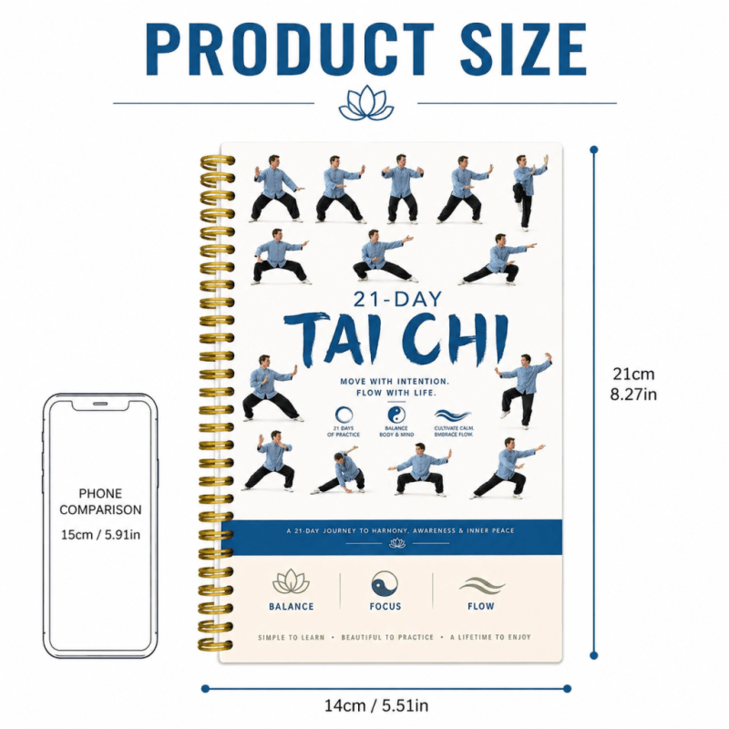 21-Day Tai Chi Practice Guide  - Home Gym Daily Routine reseña y precio