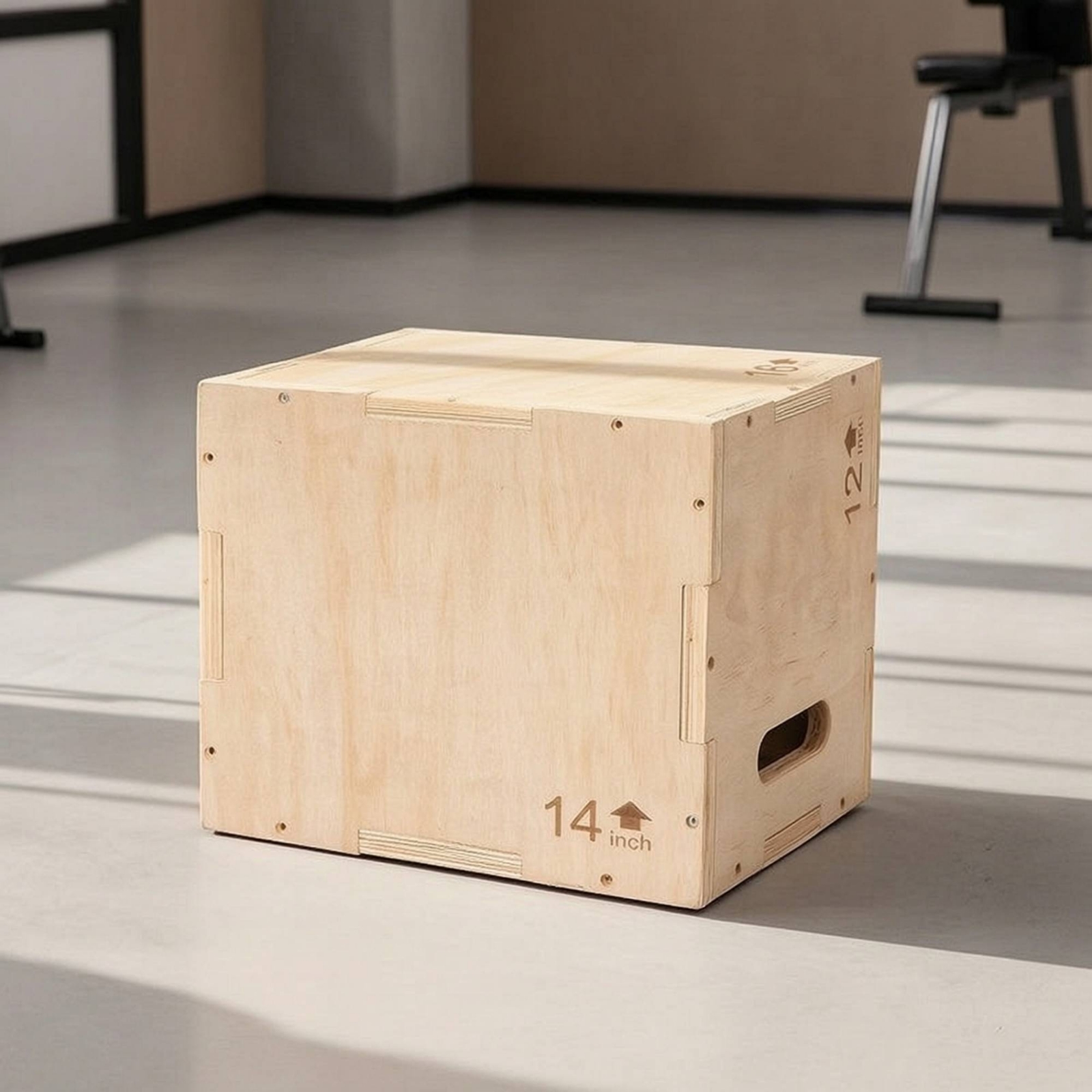 Wooden Plyo Box Versatile Wood - Home Gym Exercise reseña y precio