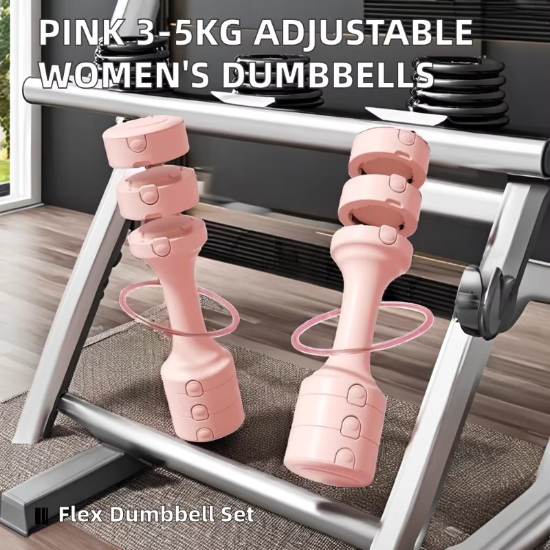 Pink Adjustable Steel Kettlebe - Home Gym Daily Routine reseña y precio