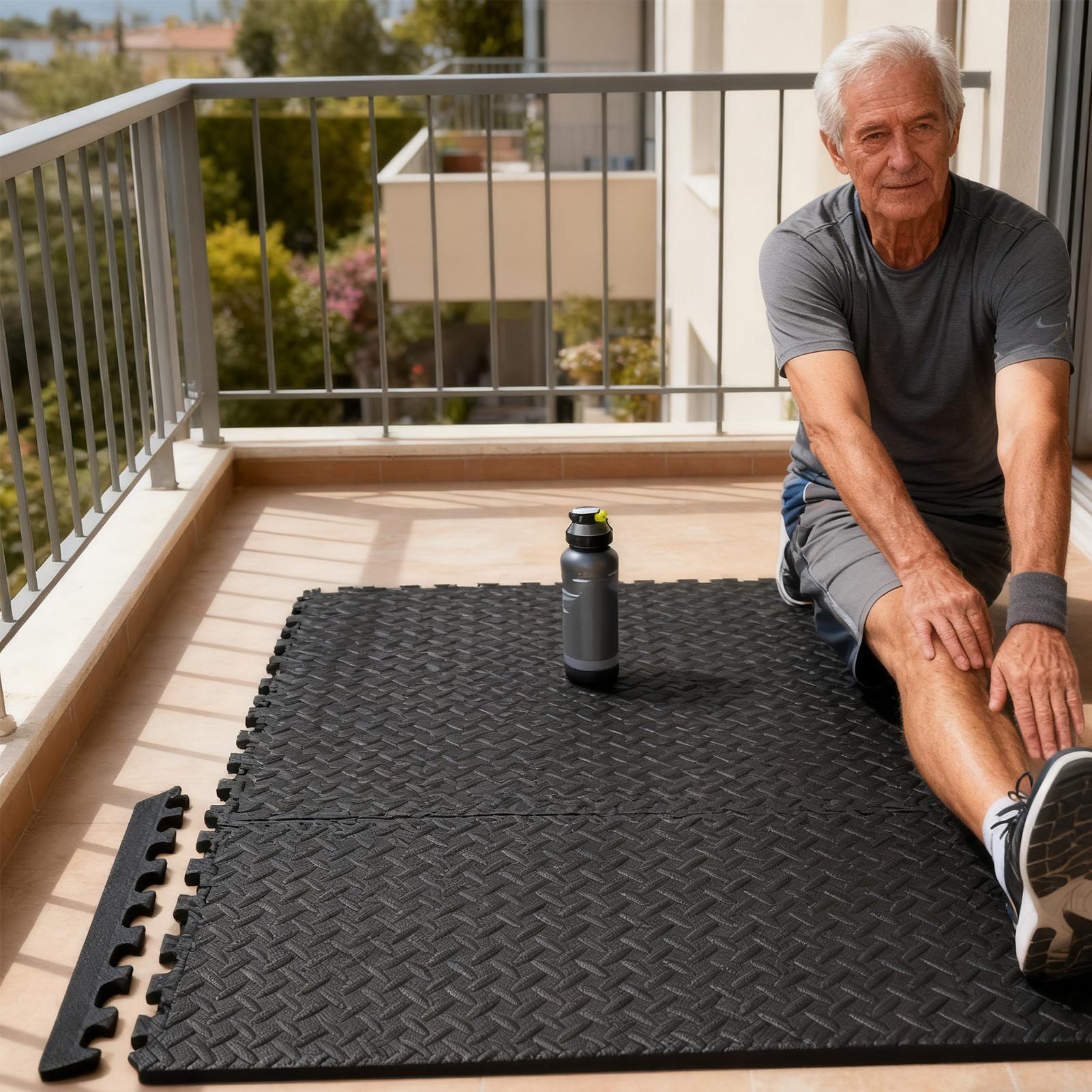 Puzzle Exercise Mat Foam Worko - Home Gym For Toddlers reseña y precio
