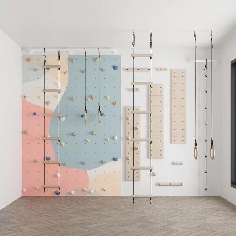 Indoor Kids Climbing Wall Home - Home Gym China reseña y precio