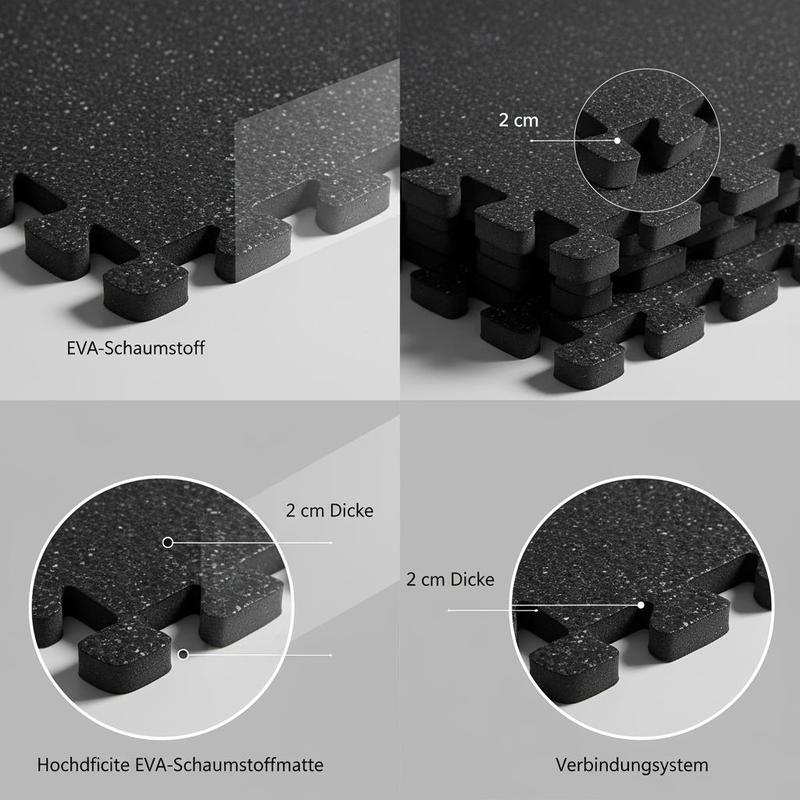 Puzzle Exercise Mat, 12 PCS Fi - Home Gym Exercise reseña y precio