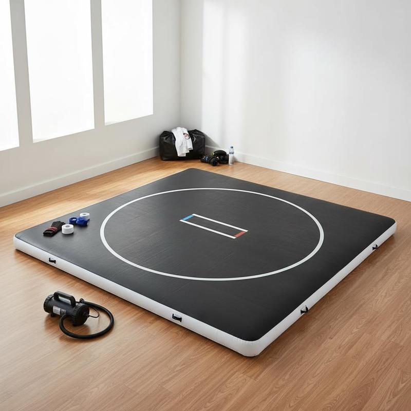 Inflatable Grappling Pad 13x13 - Home Gym Practice reseña y precio