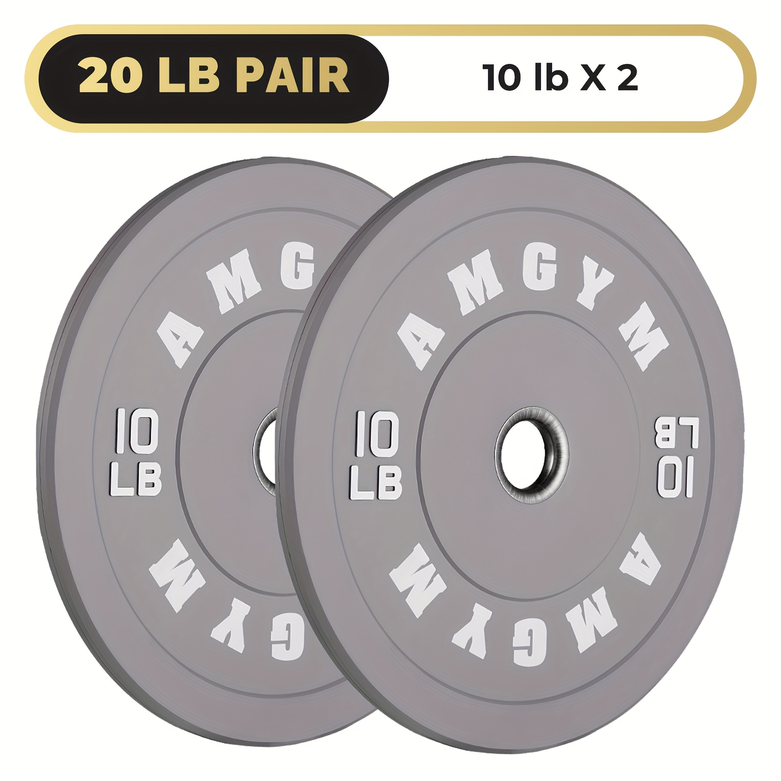 AMGYM Color Bumper Plate, Weig - Weight Plate Bumper reseña y precio