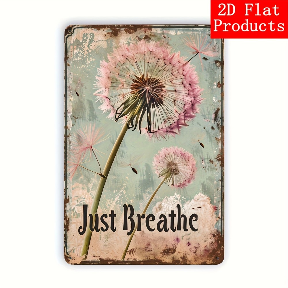 1pc 2D Flat Dandelion Inspirat - Home Gym Quotes reseña y precio