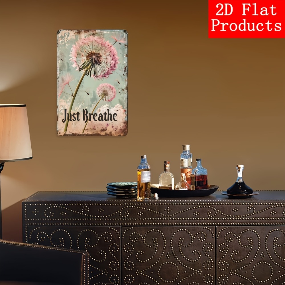 1pc 2D Flat Dandelion Inspirat - Home Gym Quotes reseña y precio