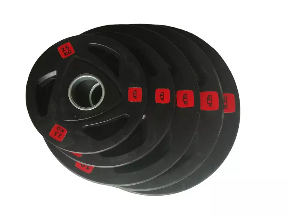 Home Fitness Rubber Coated Bar - Weight Plate Bumper reseña y precio
