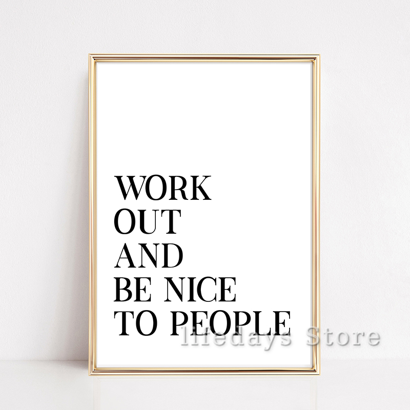 Fitness Work Out Funny Quotes  - Home Gym Quotes reseña y precio
