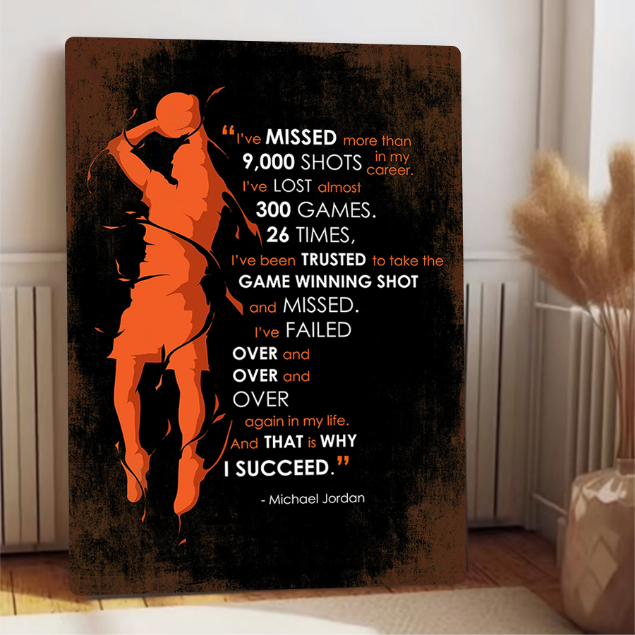 Michael Jordan Inspirational Q - Home Gym Quotes reseña y precio