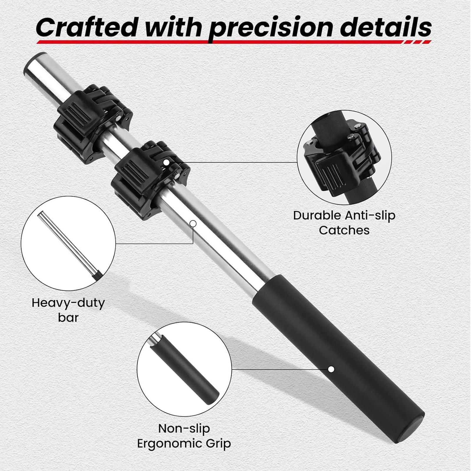 Dumbbell Handles Wrist Bar Wor - Home Gym Daily Routine reseña y precio
