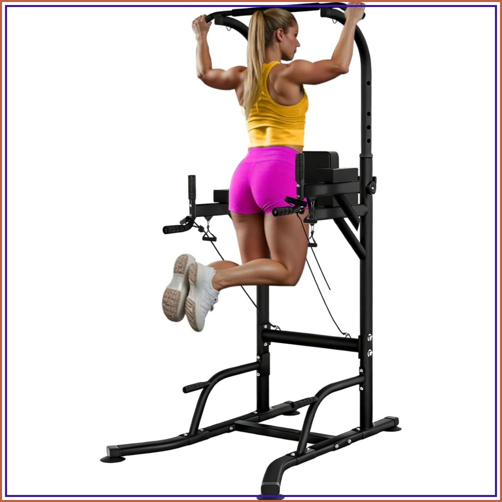 Adjustable Pull Up Tower, Free - Home Gym Pull Up reseña y precio