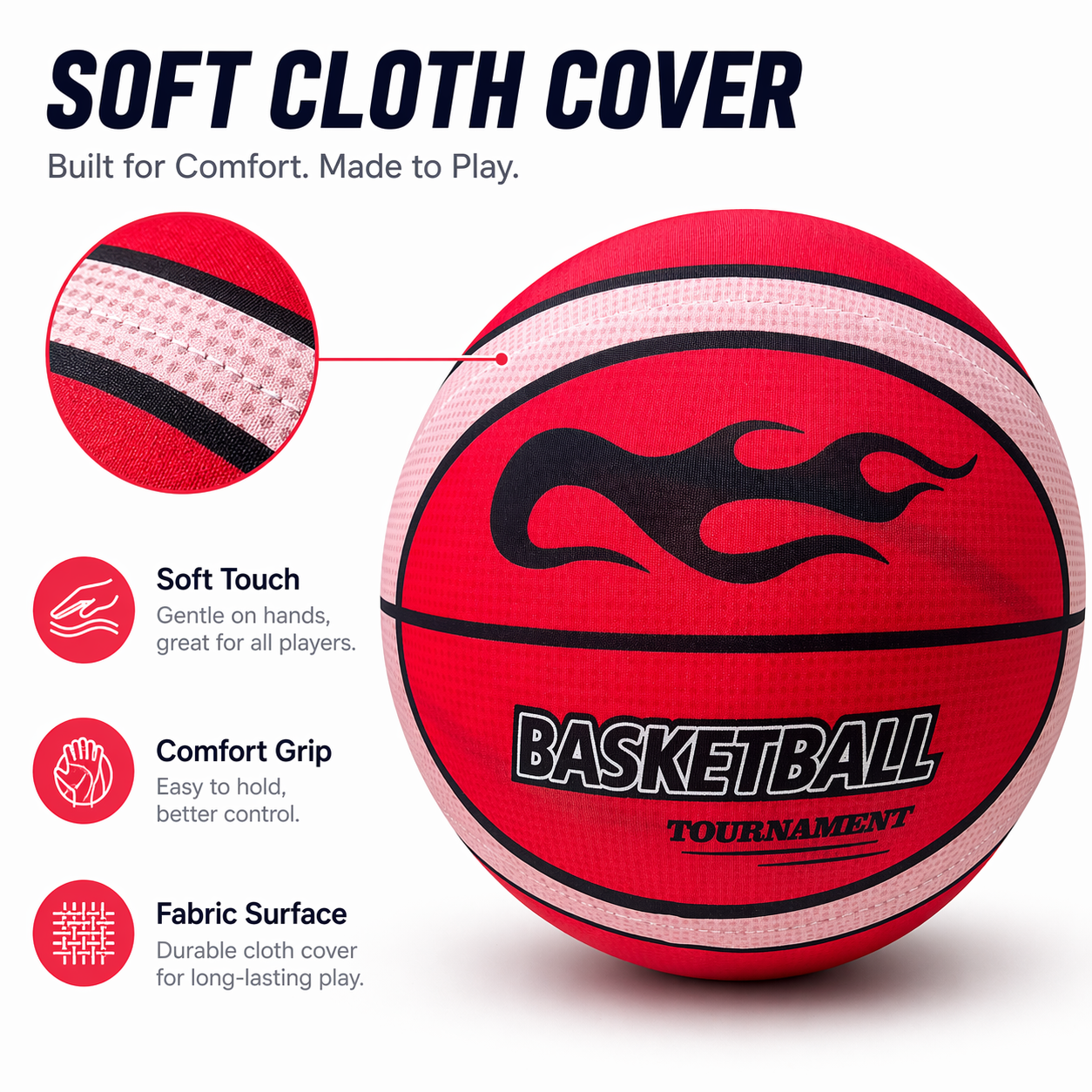 Fabric Cover Silent Basketball - Home Gym Practice reseña y precio