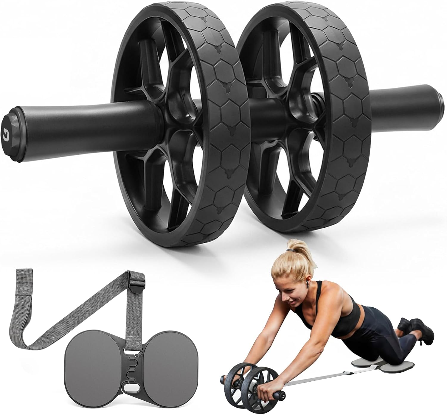 Ab Roller Wheel with Adjustabl - Ab Roller Wheel reseña y precio