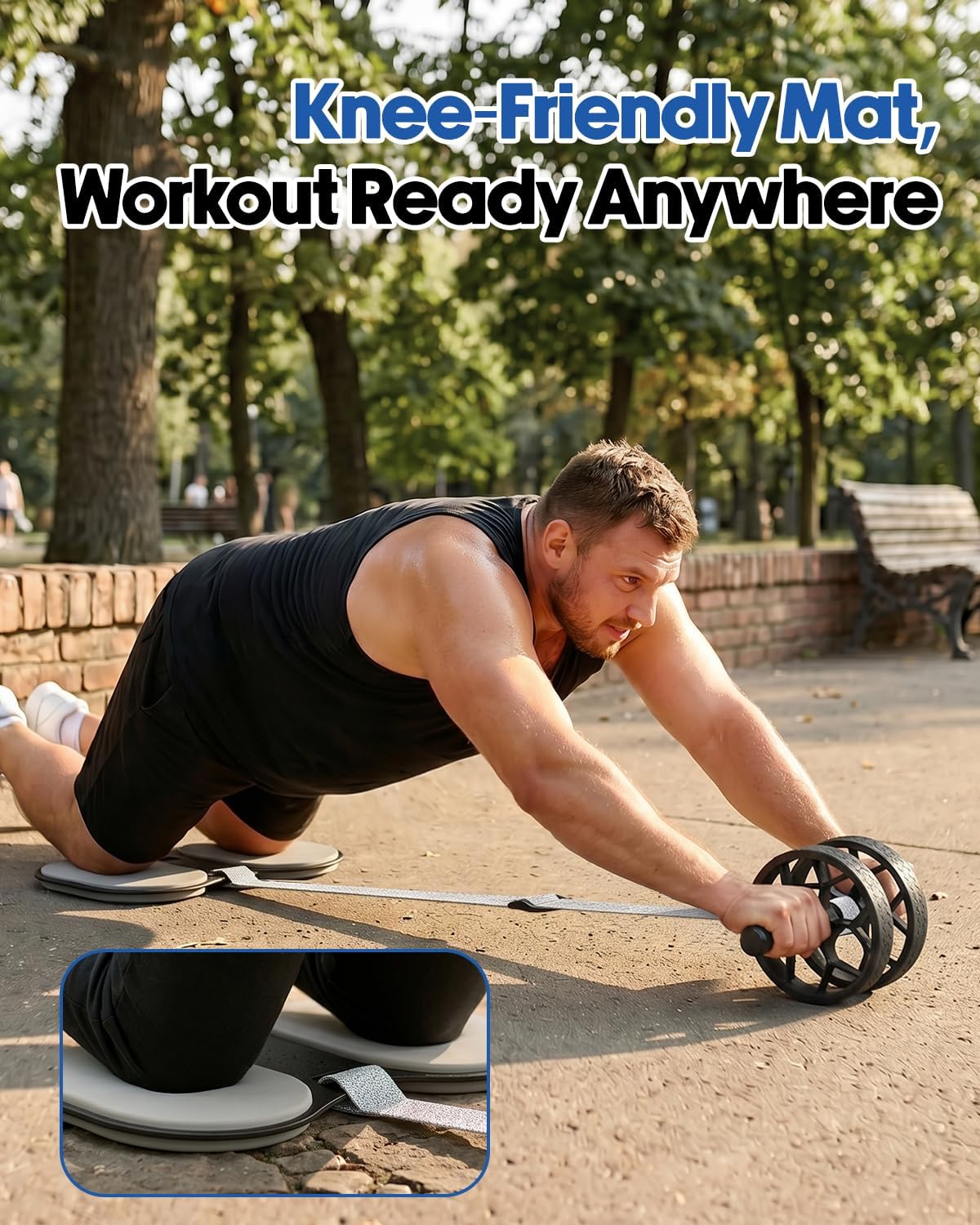 Ab Roller Wheel with Adjustabl - Ab Roller Wheel reseña y precio