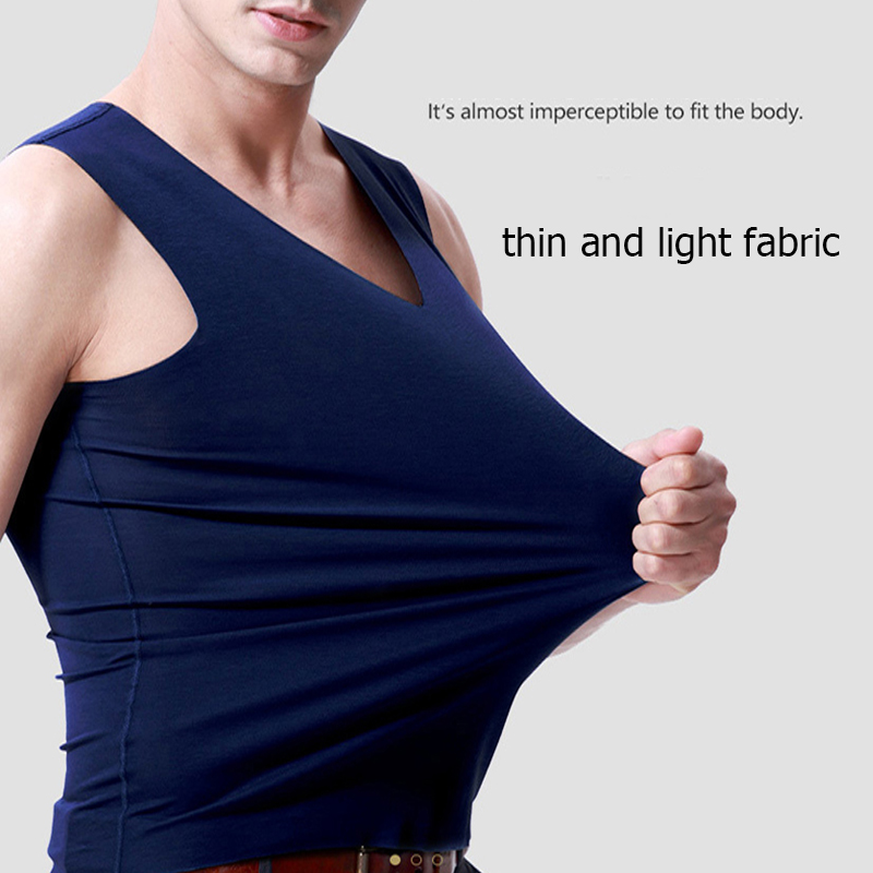 Silk Tank Tops Seamless Mens V - Home Gym China reseña y precio
