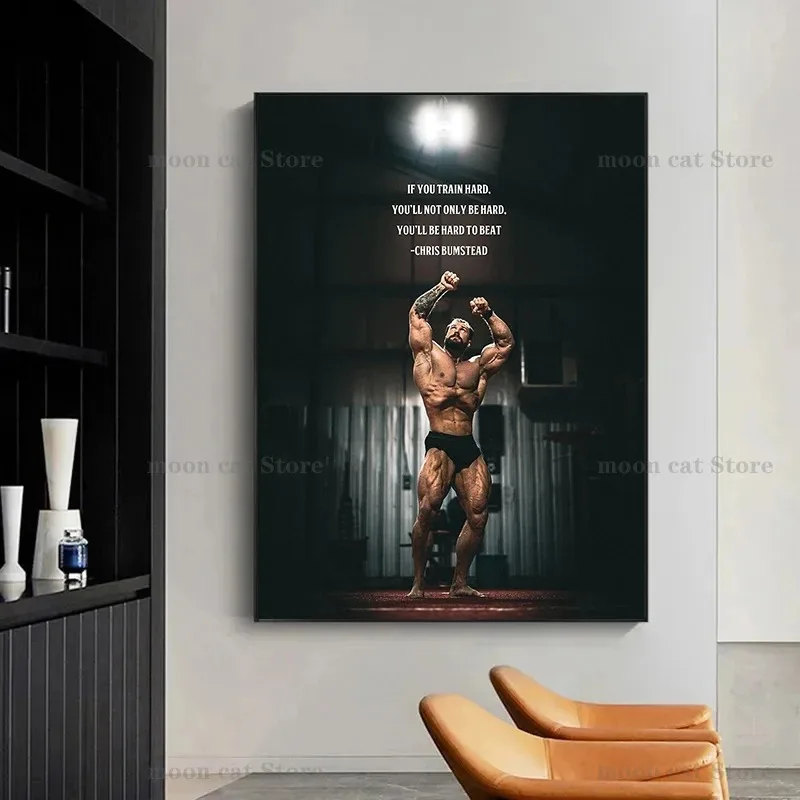 Canvas Painting Chris Bumstead - Home Gym Quotes reseña y precio