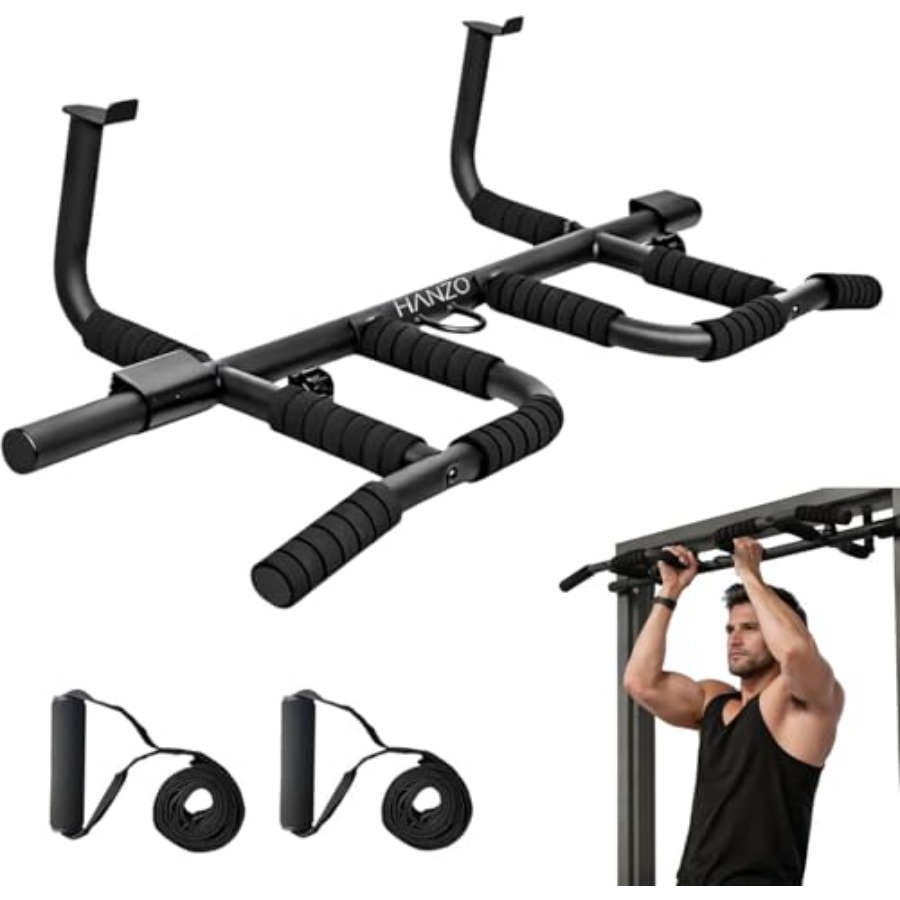 Doorway Pull Up Bar Set with S - Home Gym Pull Up reseña y precio