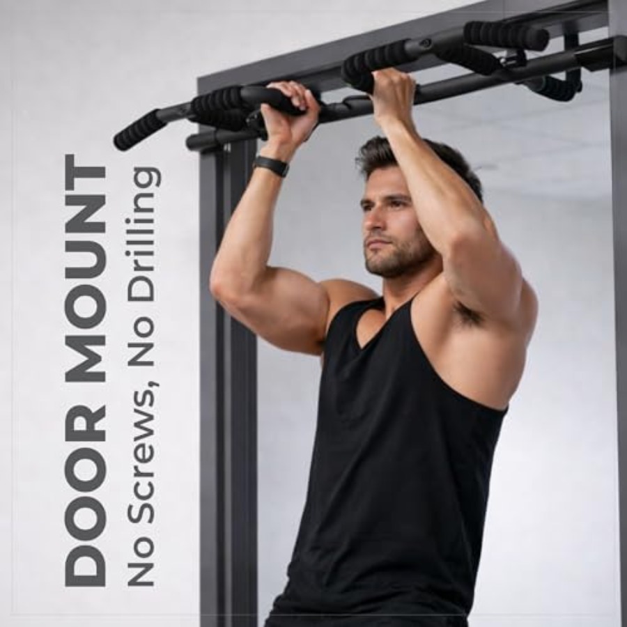 Doorway Pull Up Bar Set with S - Home Gym Pull Up reseña y precio