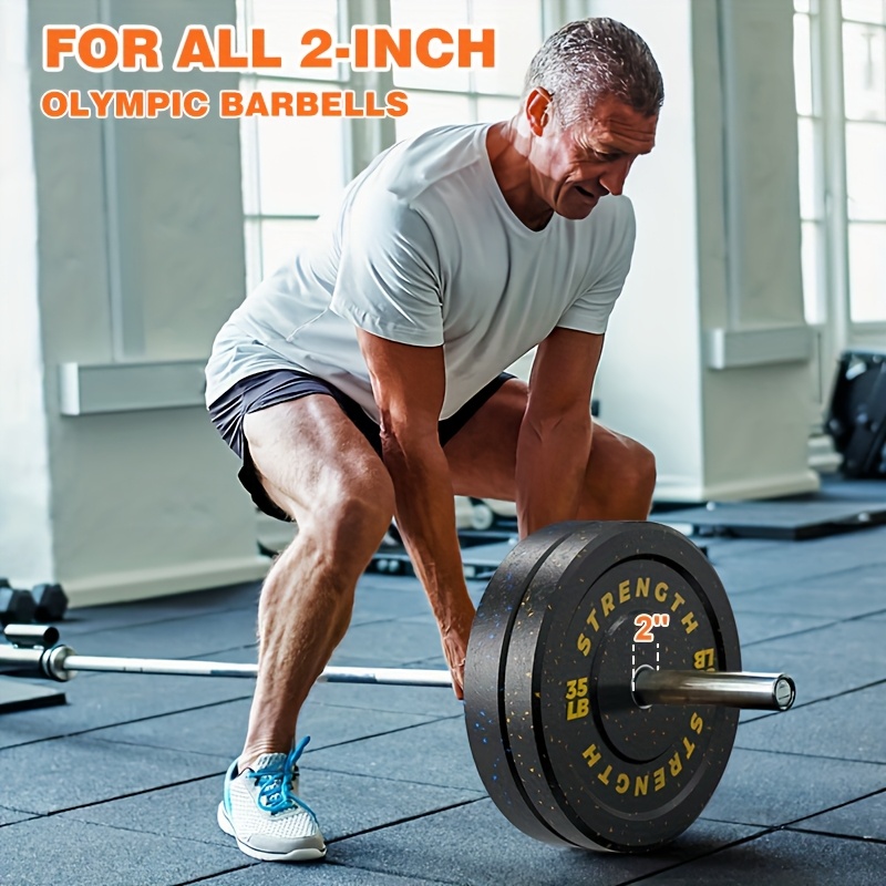 Rubber Weight Plate, 2-Inch Bu - Weight Plate Bumper reseña y precio