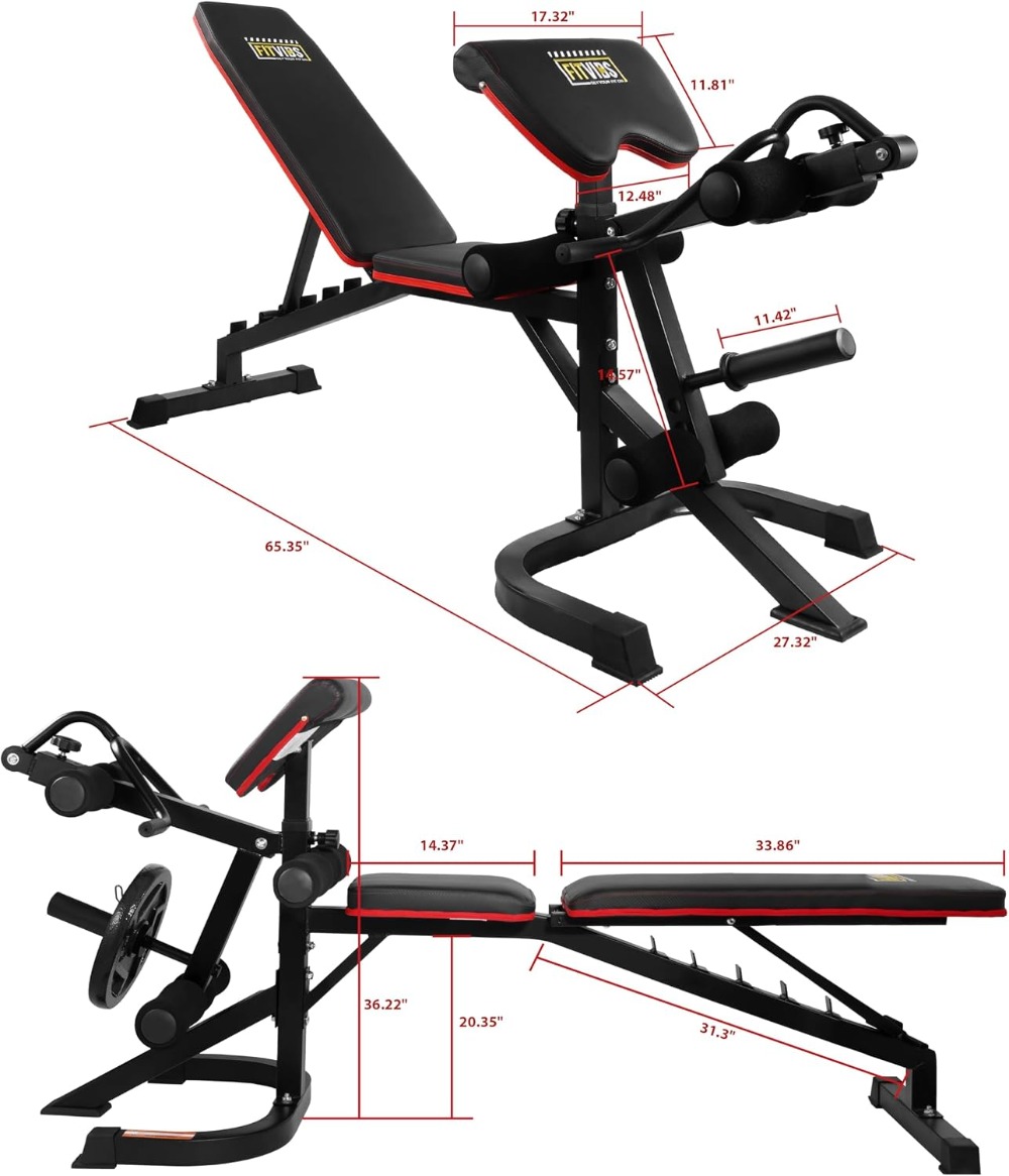 Adjustable Weight Bench for Ho - Home Gym Weight reseña y precio