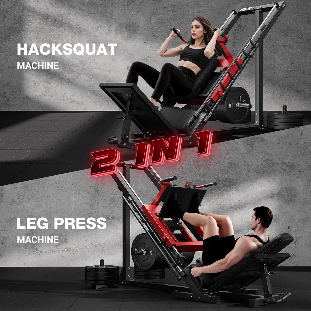 Leg Press Hack Squat Machine:  - Home Gym Hack reseña y precio