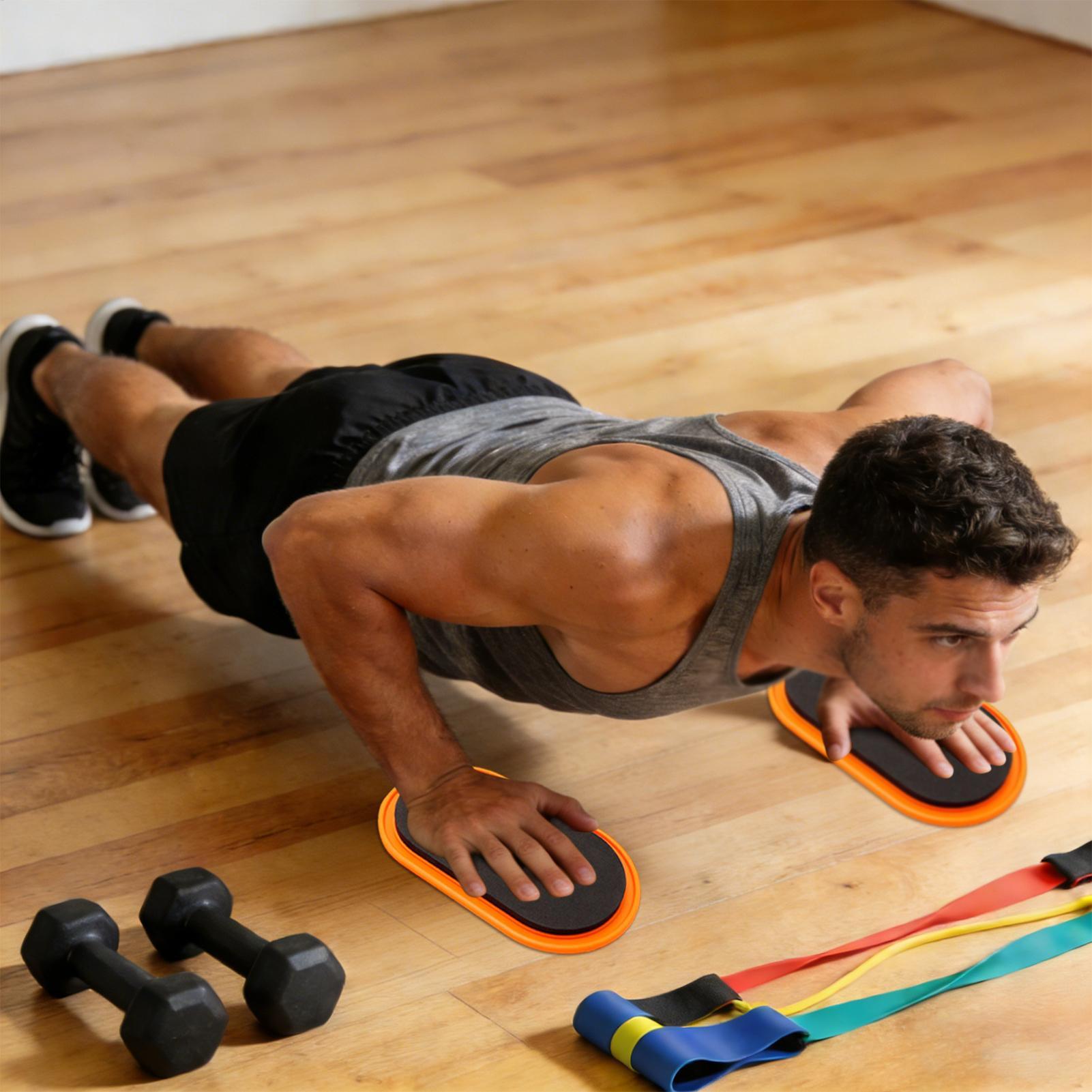 Core Sliders Oval Shape Workou - Home Gym Exercise reseña y precio