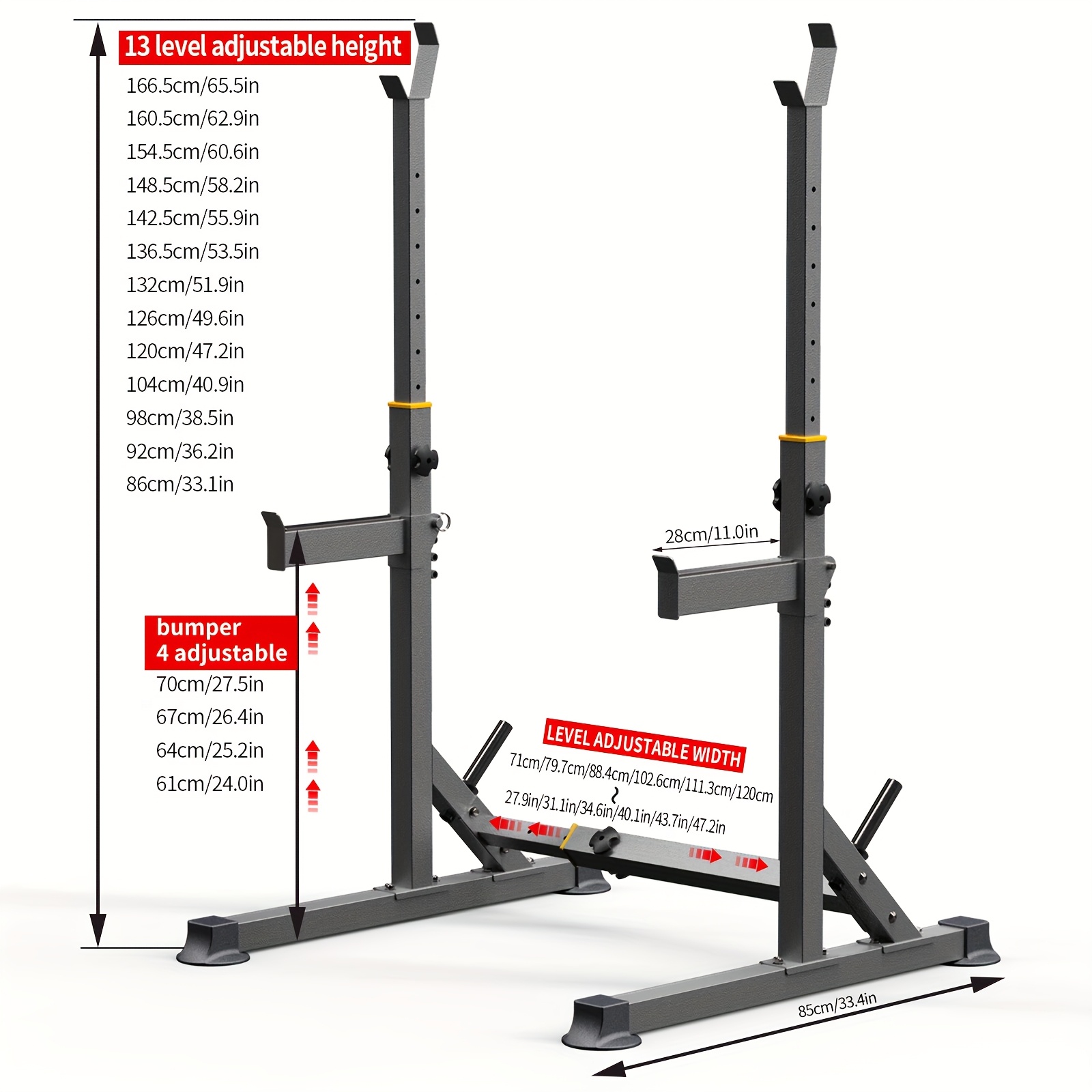 1 Squat Stand With Barbell Wei - Home Gym Weight reseña y precio