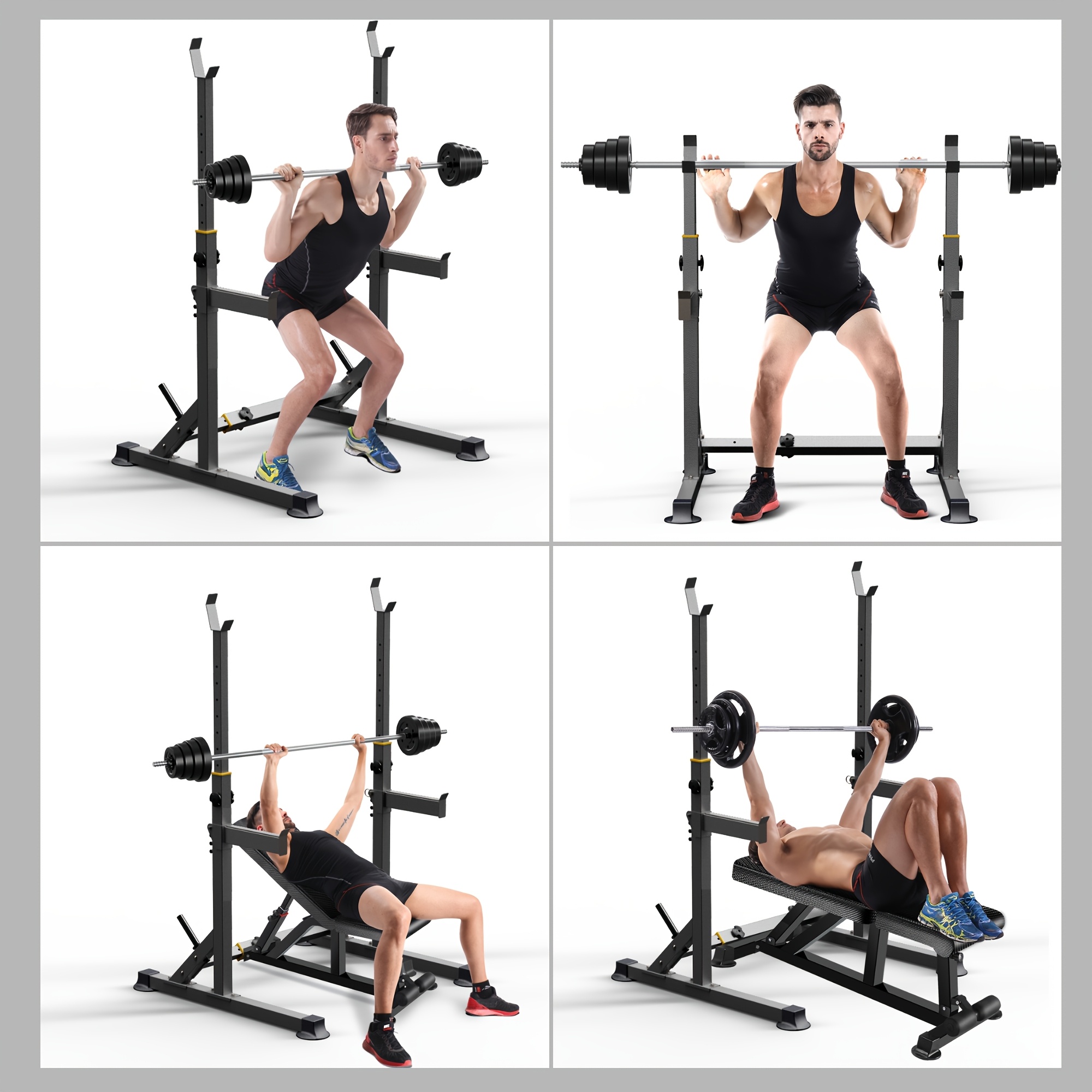1 Squat Stand With Barbell Wei - Home Gym Weight reseña y precio